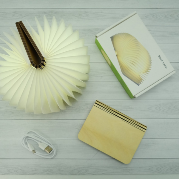 ЭКО Светильник - ночник «Книга – Book Lamp» (USB, 3 режима свечения)